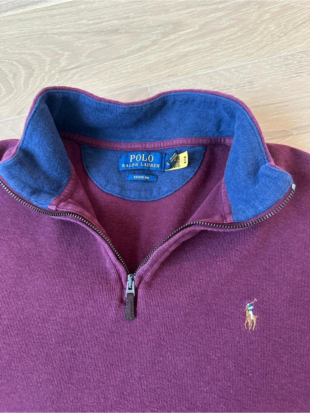 Men’s Polo Ralph Lauren Quarter Zip Jacket Preppy Resortwear Business Casual XL - Picture 2 of 9
